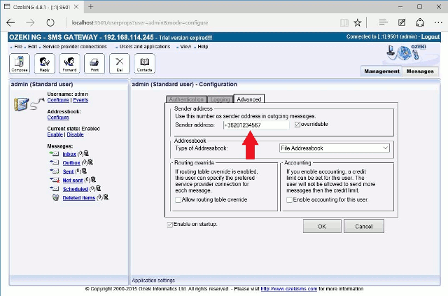 sms sender id length