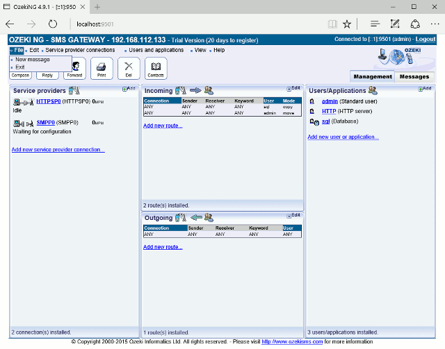 ozeki ng sms gateway activation key