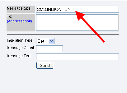 indication message type