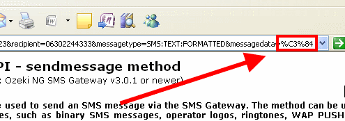 ozeki ng sms gateway accepts and forwards the message