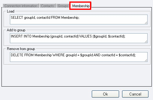membership tab
