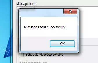 messages forwarded successfully