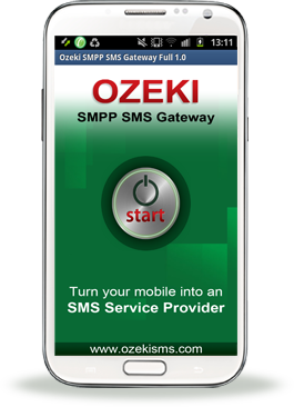 Android SMPP SMS Gateway mobile