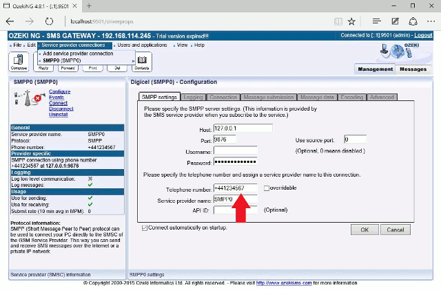sms sender gateway